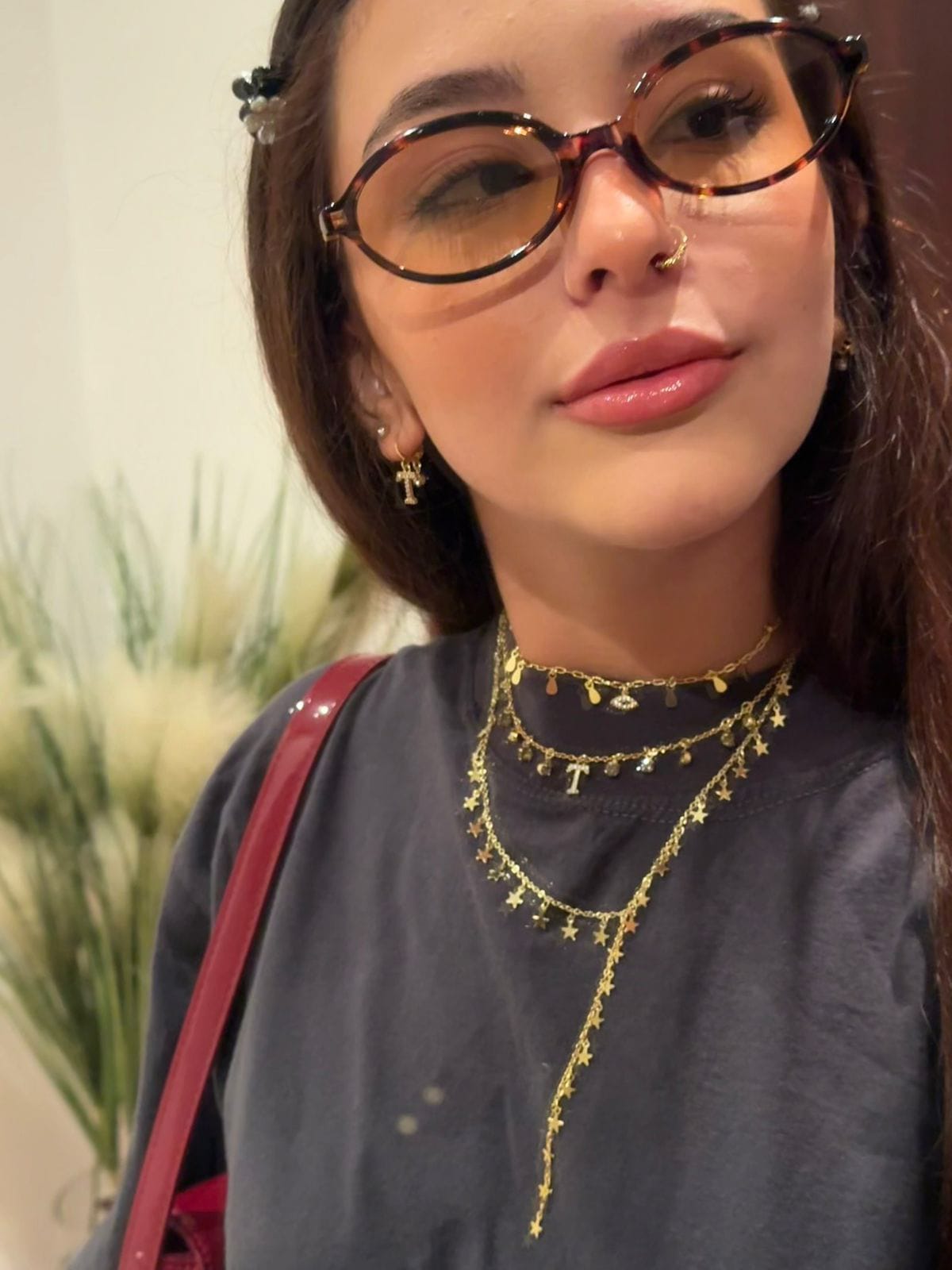 Choker Corrente Bicolor — Plaka Acessórios
